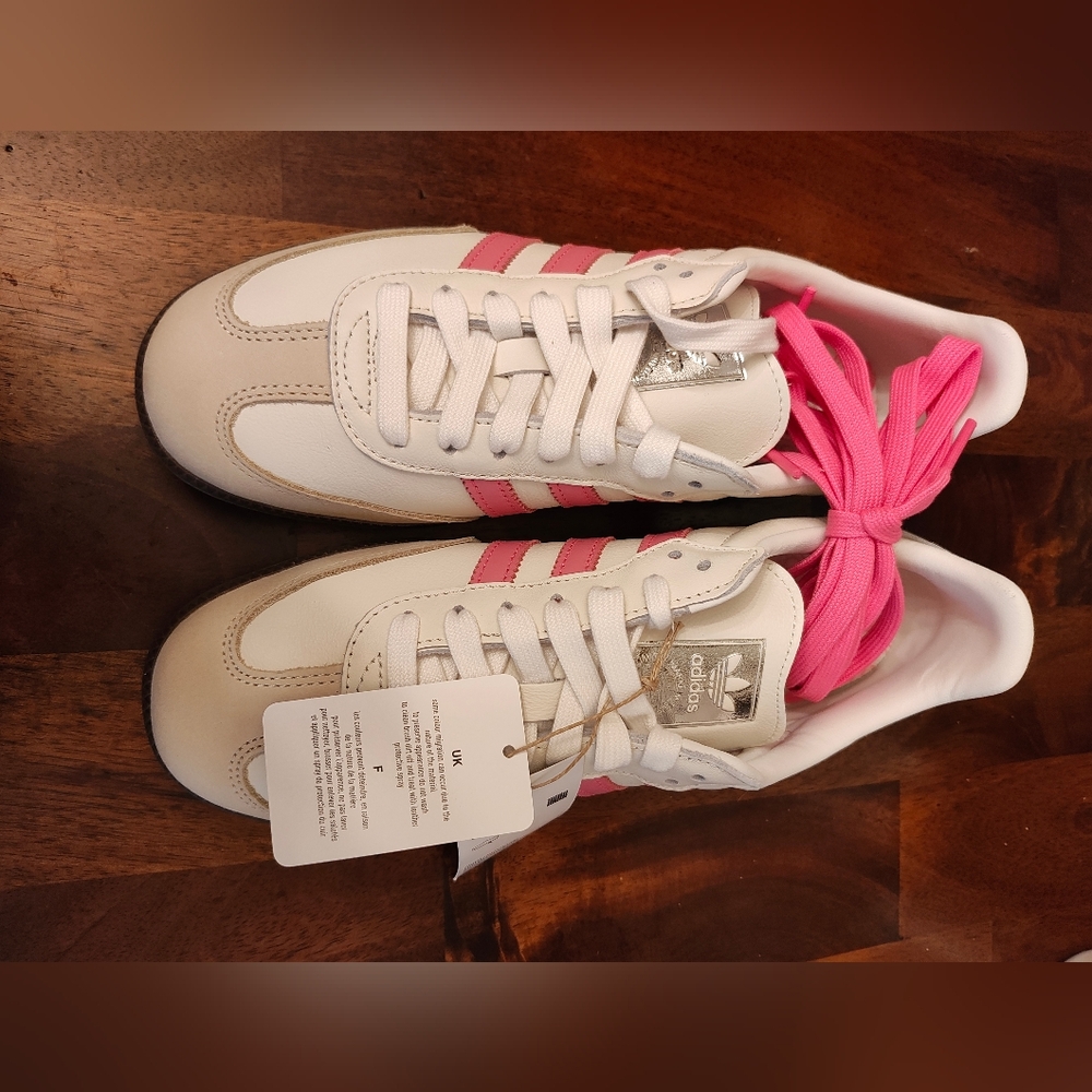 adidas Originals Samba "Cloud White/Lucid Pink/Wonder White" Women's Shoe